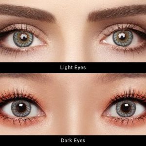Puffy 3 Tone Gray Contact Lenses