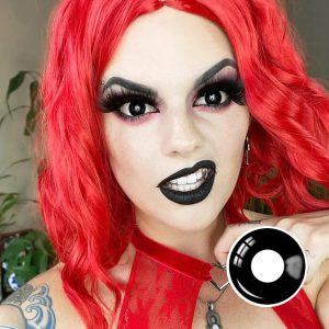 Intense Black Crazy Lens Contact Lenses