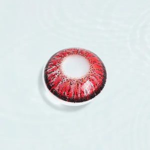 Max Elegance Tri-Tone Red Contact Lenses