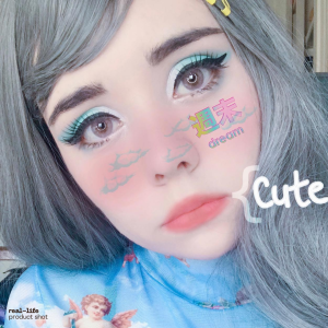 Perfect Hue Peony Gray Contact Lenses