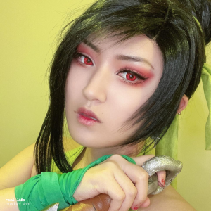 Super Pinky Bright Red Contact Lenses