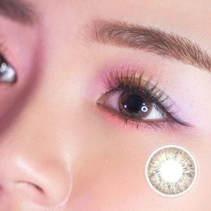 AuraLight Glinsten Brown Contact Lenses