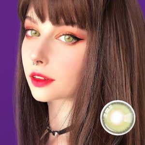 Eyemi Dancing Green Contact Lenses