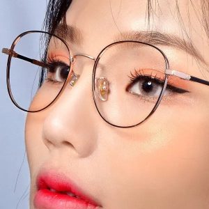 VEU Aureos Eyeglasses 0101 52 Black Rose Black Contact Lenses